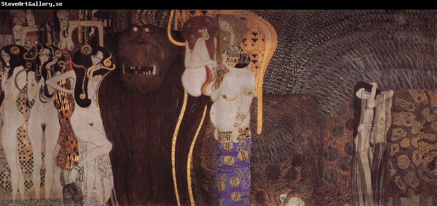 Gustav Klimt The Beethoven